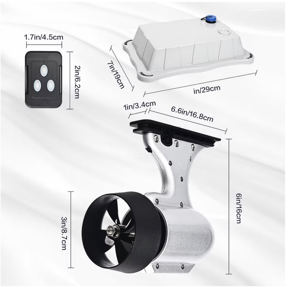 ELECTRIC PADDLEBOARD FIN