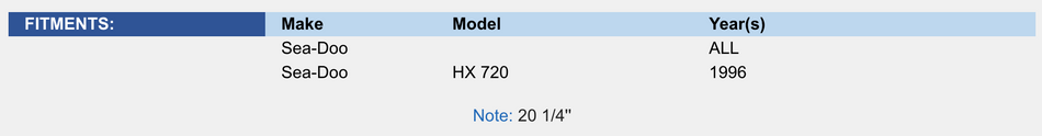 Drive Shaft; Sea-Doo 720 HX 1996