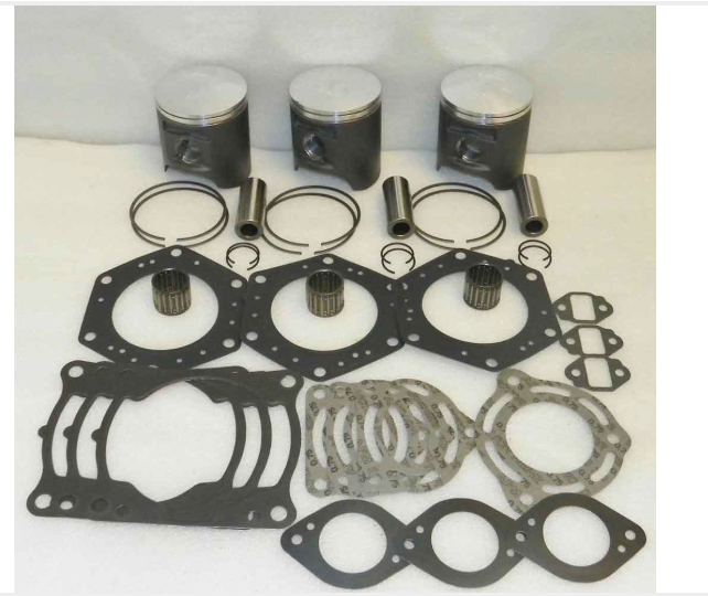 Top End Rebuild Kit; Kawasaki 1200 STX-R / Ultra 150 99-05 1mm Over Platinum