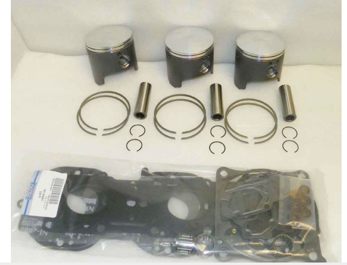 Top End Rebuild Kit; Yamaha 1300 GP-R 03-08 .75mm Over Platinum