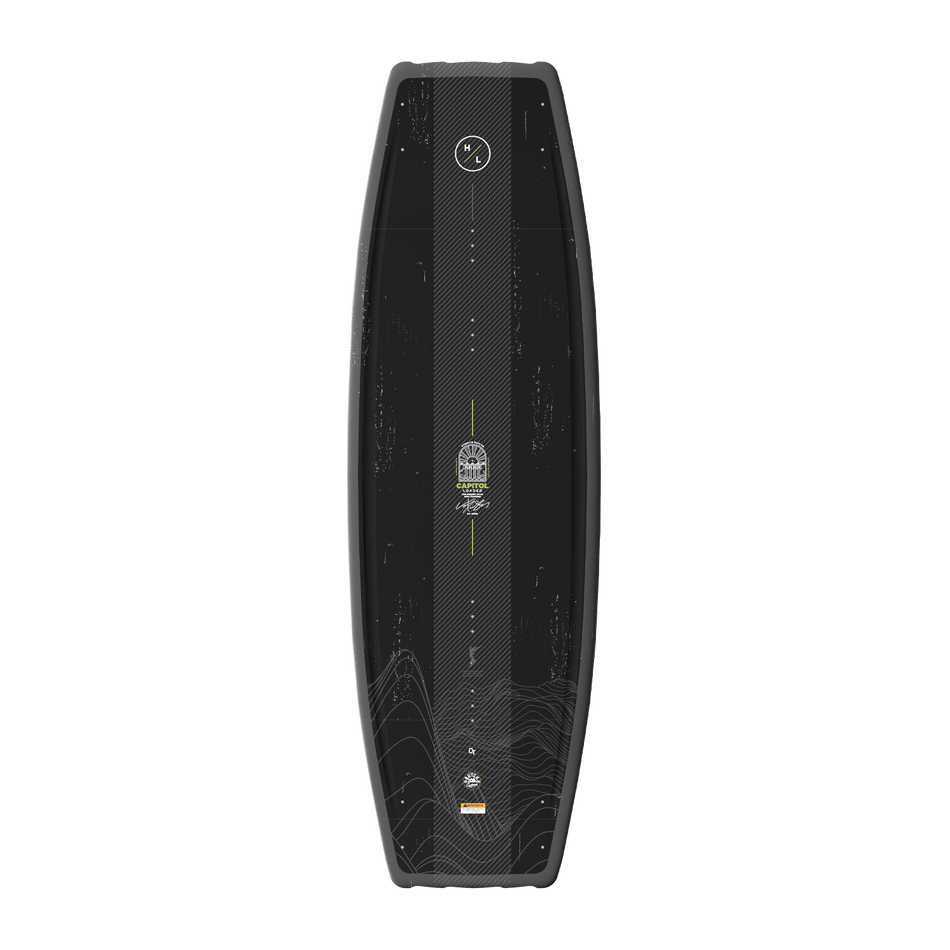 2027 Capitol Loaded wakeboard top view