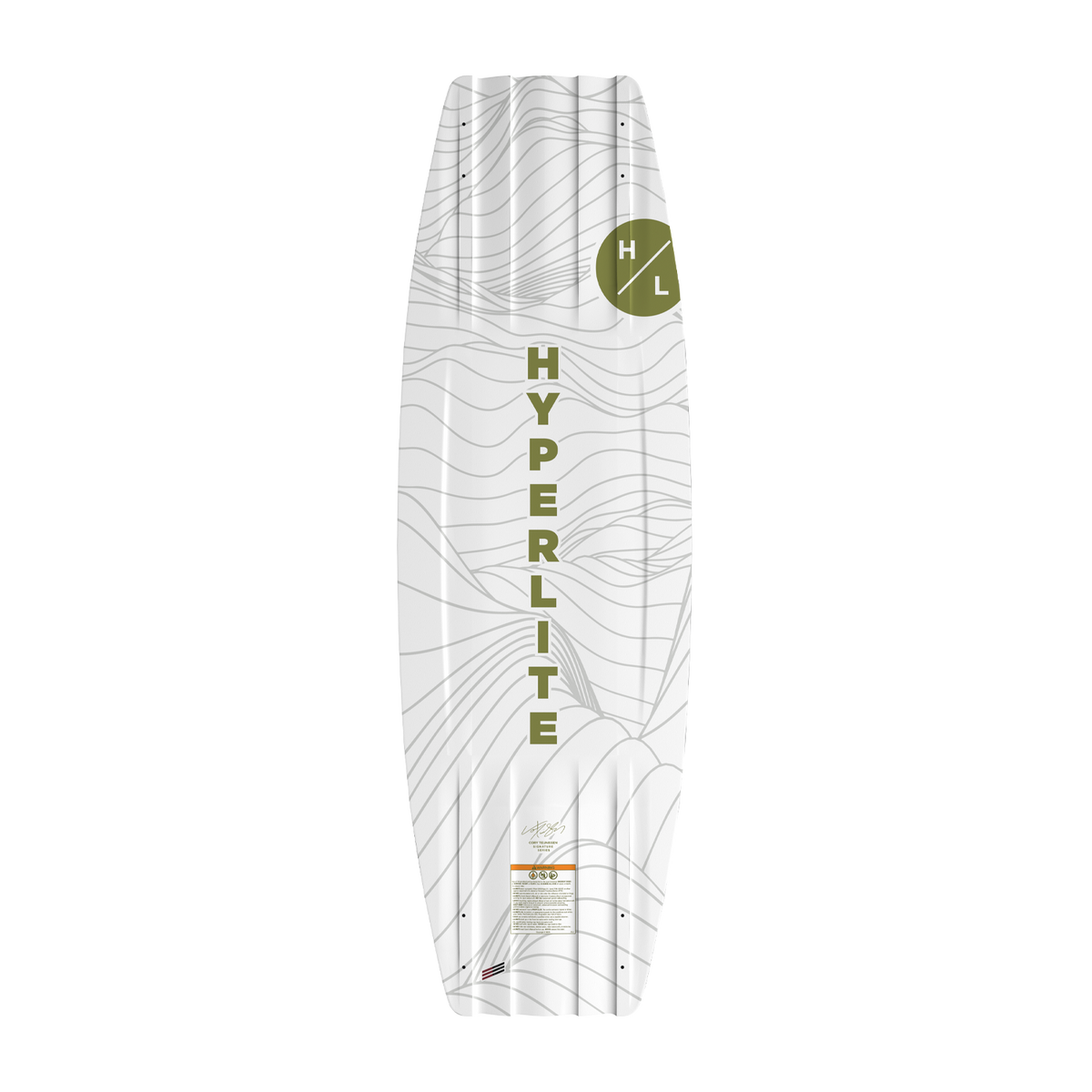 2027 Capitol Loaded wakeboard bottom view