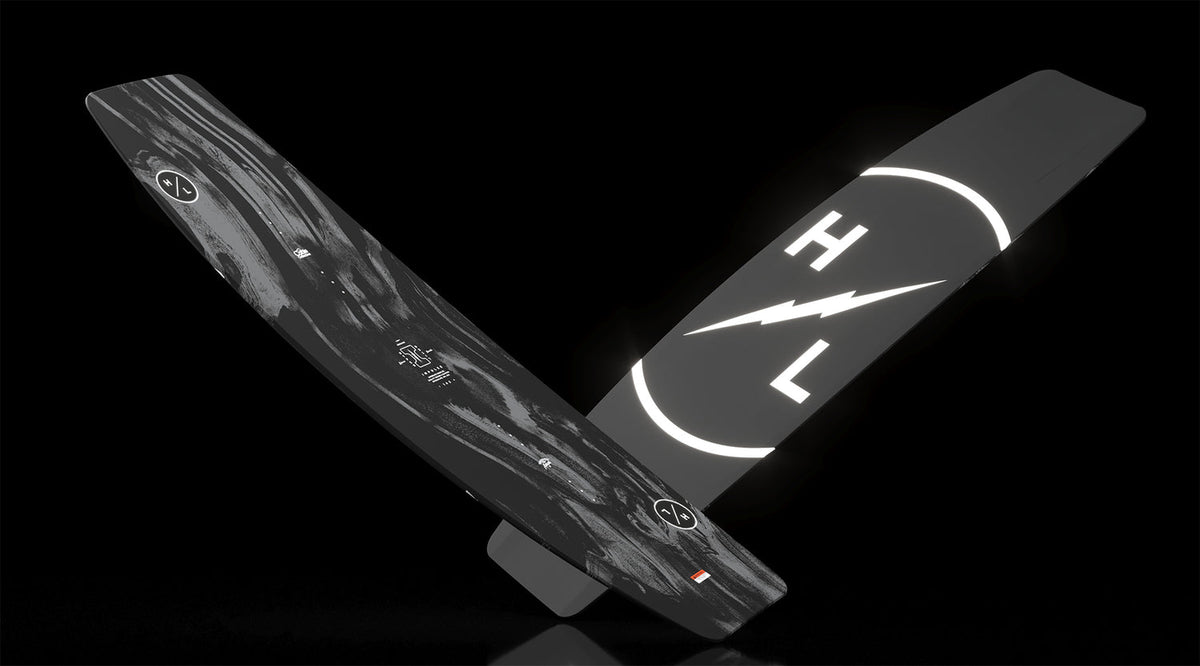 2027 Hyperlite Impulse cable wakeboard angled detail