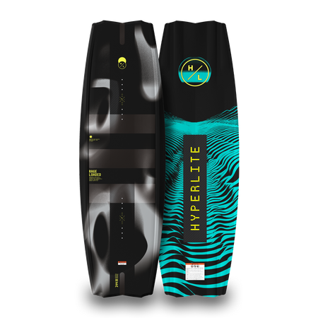 Hyperlite Rage Loaded wakeboard top and bottom