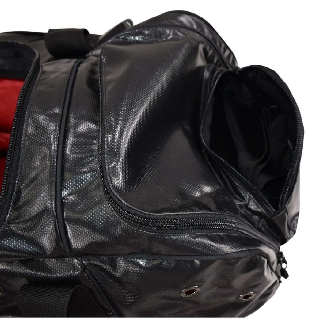 Team Travel Duffel Bag  | Stealth Series | Black | Wet / Dry Storage-4