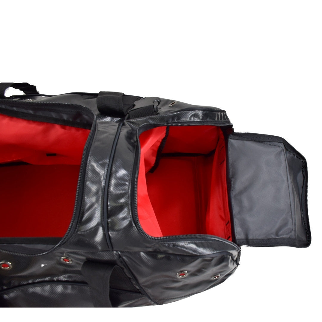 Team Travel Duffel Bag  | Stealth Series | Black | Wet / Dry Storage-5