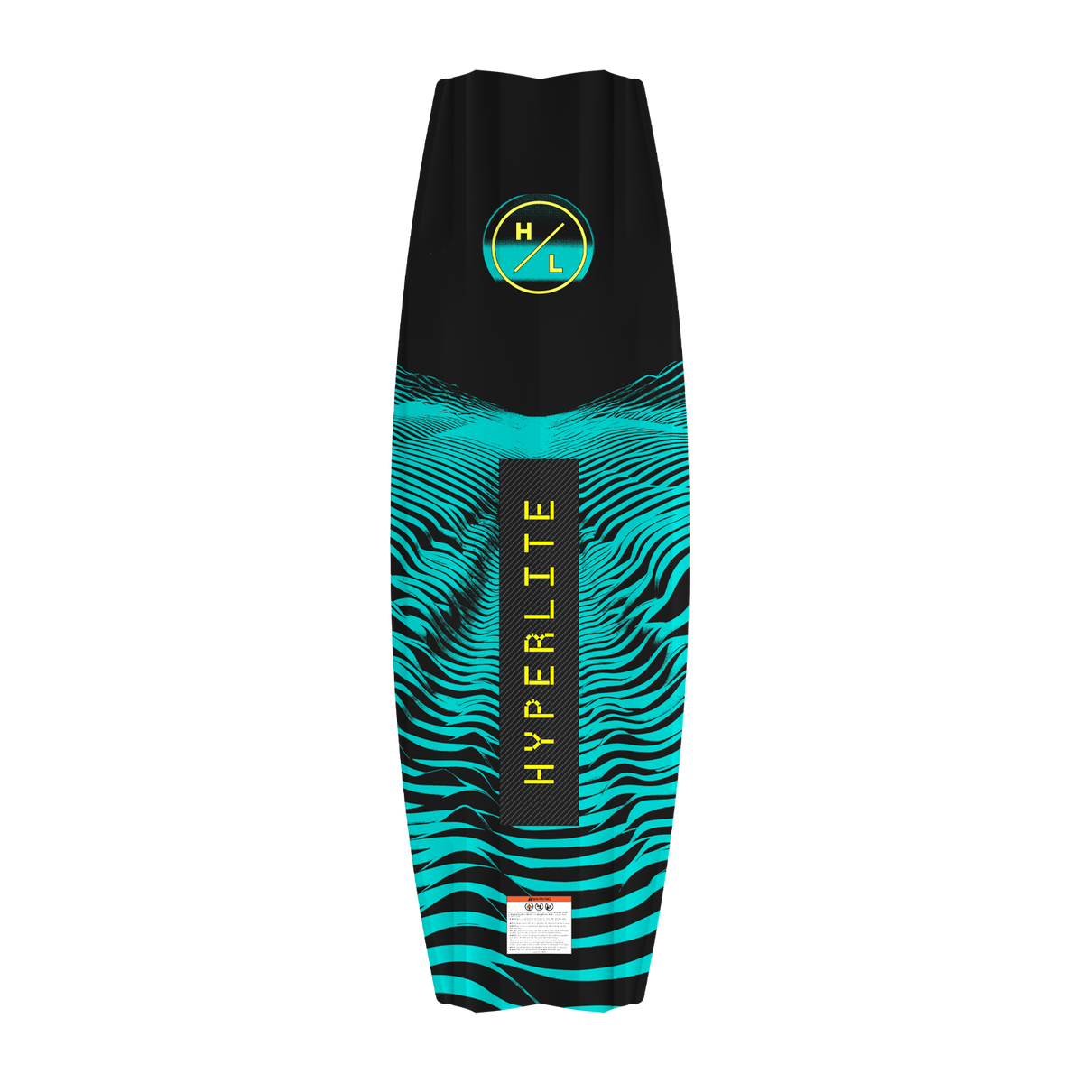 Rage Loaded wakeboard bottom view